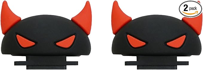 2 Pcs Camera Hot Shoe Boot Cover Cap Protector for Sony Canon Nikon Fuji (Devil)