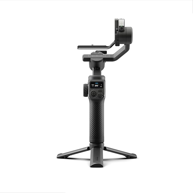 GoPro Fluid Pro AI 3-Axis Gimbal Stabilizer for GoPro Cameras and Smartphones, Subject Tracking, Lighting, Wireless Camera Control, Portable, Vlogging, 360° Rotation, Device Charging