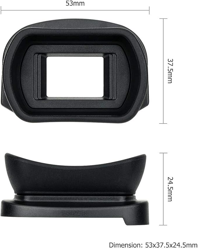 Kiwifotos Long Soft Viewfinder Eyecup Eyepiece for Canon EOS 5D Mark IV 5D Mark III 5DS R 5DS 7D 7D Mark II 1Dx Mark II 1Ds Mark III 1D Mark IV 1D Mark III