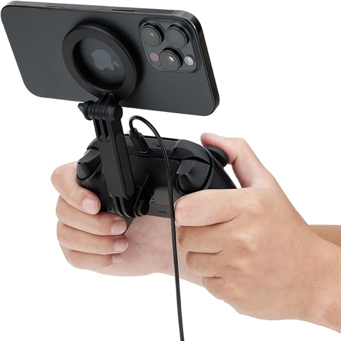KIWIFOTOS Magnetic Phone Mount for Xbox Wireless Gaming Controller (2025) Phone Stand Holder for iPhone 17 16 15 14 Samsung Pixel Smartphone
