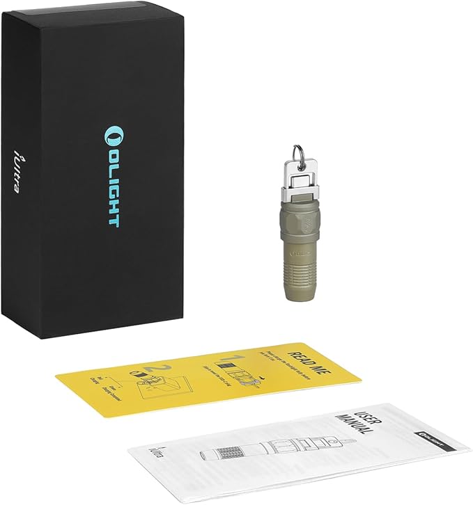 OLIGHT iUltra Rechargeable EDC Flashlight, 80 Lumens Mini LED Keychain Light, Easy take with Pocket or Attach to Keyring, Bag, for Everyday Carry and Emergencies (Olive-Green)