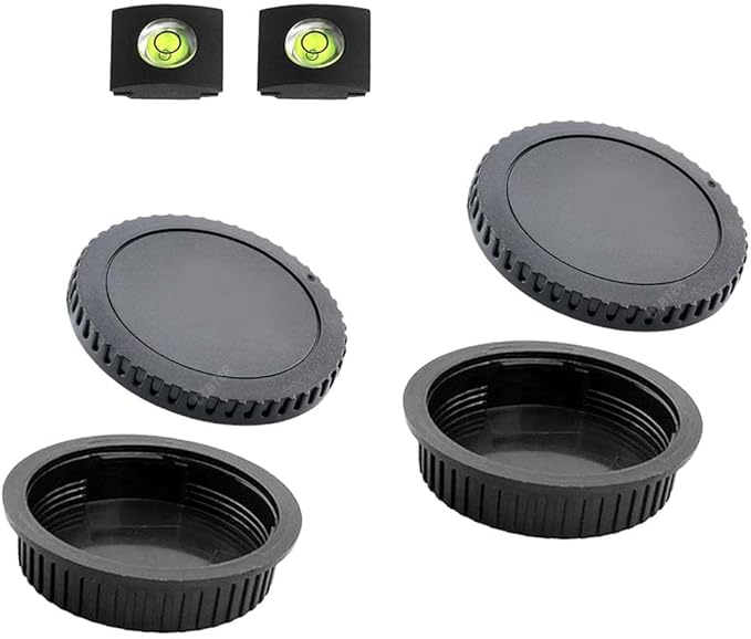 ULBTER Front Body Cap and Rear Lens Cap Cover for Canon EOS EF/EF-S Lens for Rebel T7 T6 T5 T8i T7i T6i SL3 SL2 T6S,5D Mark IV/III/II, 6D Mark II/I, EOS 90D/80D 77D 70D, 7D Mark II, 1D X Mark II