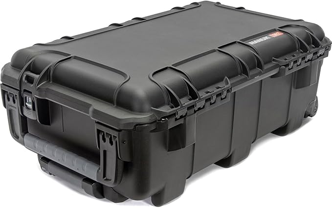 NANUK 962 Pro Photo Kit– Waterproof Large Travel Camera Hard Case with Wheels, Padded Dividers & Retractable Handle, 31" x 20" x 11" –Impact-Resistant, Dustproof, Durable, Ideal for Heavy Loads –Black