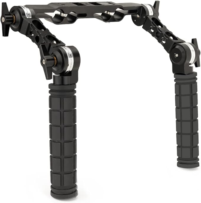 CAMTREE Hunt Universal 19mm/15mm Rosette Handle Set for DSLR & Video Camera Shoulder Mount Rigs. (CH-1915-RH)