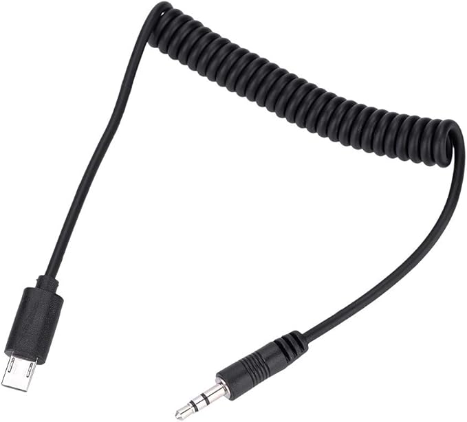 VPR1 3.5mm/2.5mm Shutter Release Cable for RX1/RX10/RX100/A7S/A7R/A7/A7II/A7III/A9/A58/77M2/99M2/A3500/A5000/A5100/A6000/A6300/A6500, Black(3.5mm)