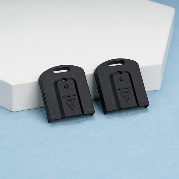 JJC 2PCS Flash Hot Shoe Cover Cap for X Flash Speedlight SB-600 SB-500 SB-400 SB-300, ABS Flash Shoe Mount Protector with Self-Locking Function