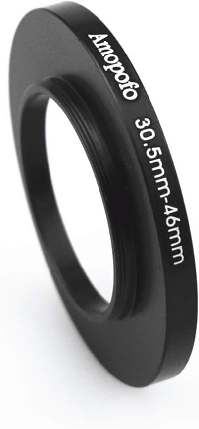 30.5mm to 46mm Camera Filters Ring Compatible All 30.5mm Camera Lenses or 46mm UV CPL Filter Accessory,30.5-46mm Camera Step Up Ring