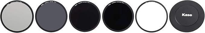 Kase Wolverine 67mm Pro ND Kit II Magnetic Shockproof Tempered Optical Glass Filter Includes Magnetic CPL ND8 ND64 ND1000 Lens Cap & Case 67