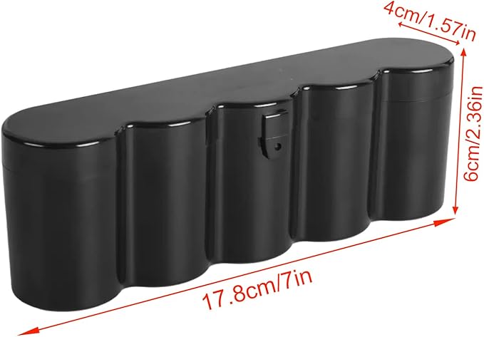 35mm Film Storage Box 5 Rolls 135mm Black White Color Container Case Organization Hard Case Replacement Accessories Canister Holder