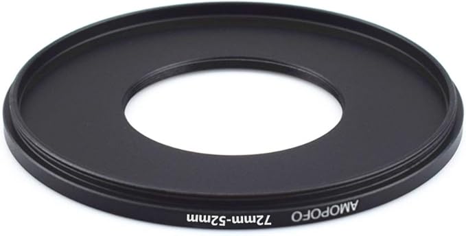 72mm to 52mm /72mm-52mm Step-Down Ring Filter Adapter for All Brands UV,ND,CPL,Metal Step-Down Ring Adapter