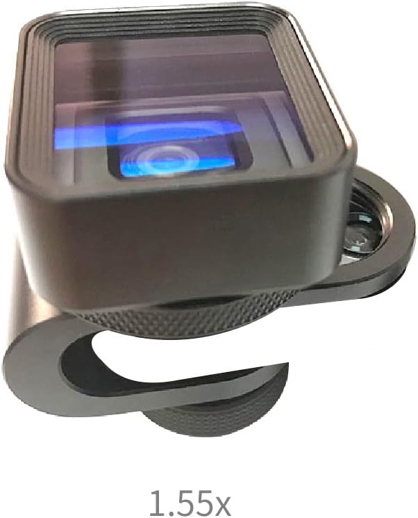 BGNing 1.33X/1.55X Anamorphic Lens, Smartphone Lens, Cell Phone Lens Widescreen Movie Wide Angle Phone Lens Smartphone Accessories (1.55X Lens)