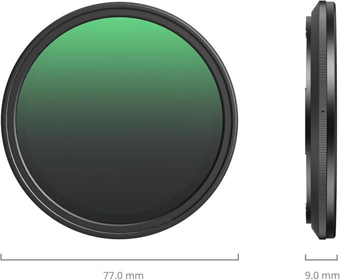 SmallRig Magnetic 67mm VND Filter ND64-ND400 (6-9 Stop), Adjustable ND Filter for iPhone 16 / S24 Ultra/for Vivo X100 & 67mm Camera Lenses, No X Cross HD Optical Glass, with Threaded Adapter - 5169