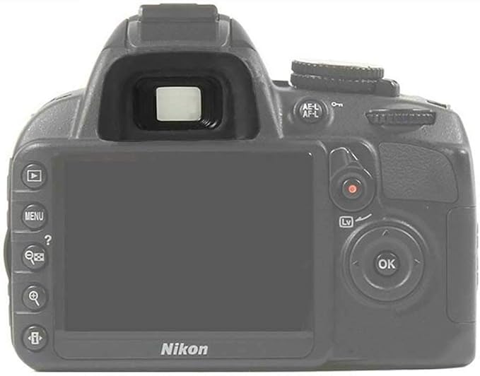 D60 D5100 DK-20 Eyepiece Eyecup Viewfinder for Nikon D5600 D5200 D5100 D5000 D3100 D70 D70S D60 D50 D40 D750 Camera, ULBTER Viewfinder Eye Cup blinkers -(3-Pack)