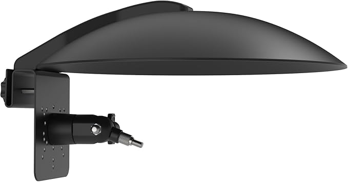 Koroao Waterproof Outdoor Sun Rain Shade Shield Cover with Gutter Mount Bracket Compatible with R-ing,Blink,eufy,Arlo,Wyze,TP-Link Tapo and All 1/4'' Thread Security Cameras (Black)