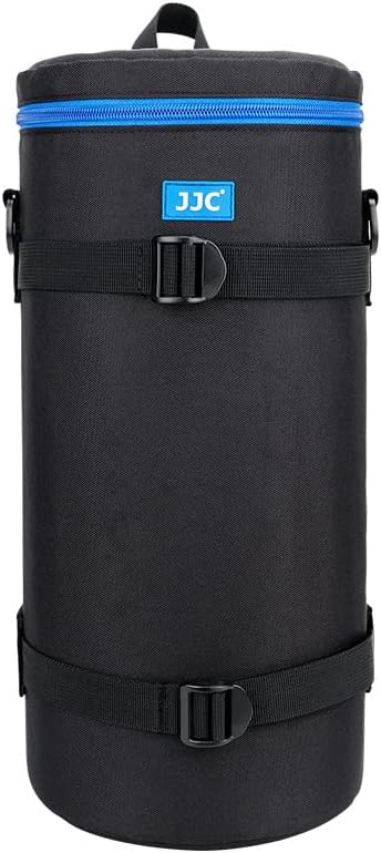 JJC Deluxe Lens Case Pouch Storage Bag for Canon RF 200-800mm f/6.3-9, Sony FE 200-600mm f/5.6-6.3, Nikkor Z 180-600mm f5.6-6.3 VR, Nikkor Z 600mm f6.3 VR Lens & More Lenses Below 5.5" x 14.6"(D x L)