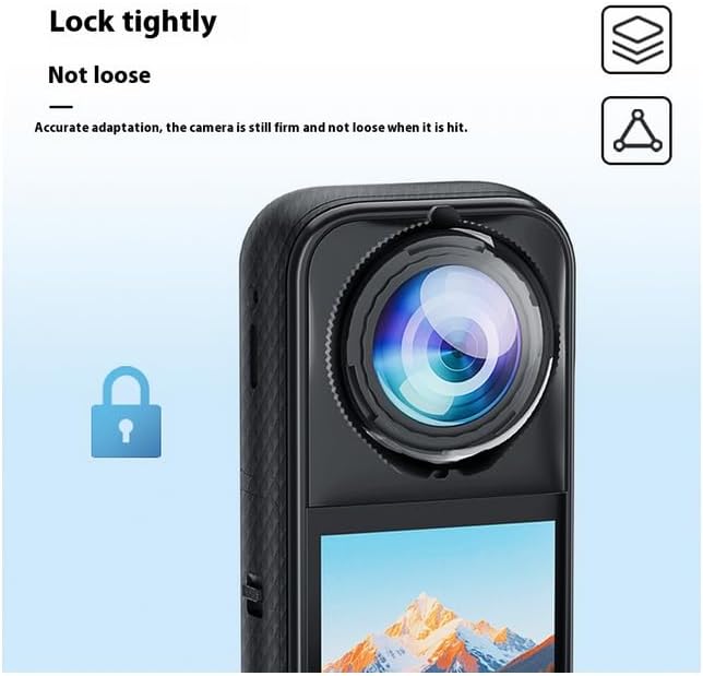 Coyktonty Lens Guard/Lens Protective Cover for Insta360 X5, 9H hardness High transmittance,Waterproof Dustproof (PC Material)