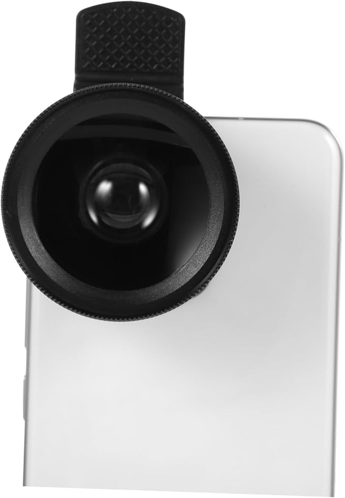 Homoyoyo Phone Lens Cell Phone Mobile Phones Phone Macro Lens for Phone Clip on Phone Lens Phones Lens Clip on Smartphones Lens Multifunction Aluminum Alloy Telephone