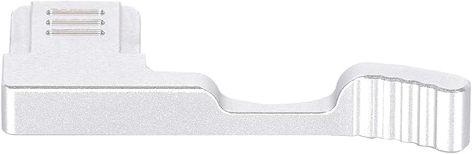 Metal Thumbs Up Grip for Fujifilm Fuji X-E5 Camera, XE5 Thumb Up Rest Hand Grip Anti-Slip Finger Grip, Hot Shoe Mount Thumb Support Enhanced Grip for One-Handed Photography (Silvery)