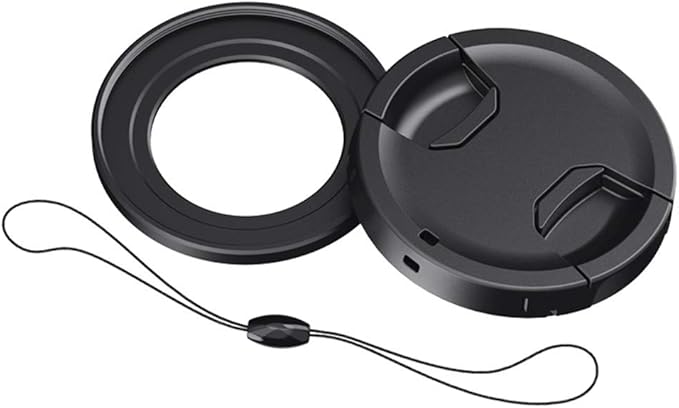 JJC Dedicated Metal 49mm Thread Filter Adapter Lens Adapter for Canon PowerShot G7X III II G5X Installing UV CPL ND Filter, Includes 49mm Snap-On Lens Cap & Cap Keeper String