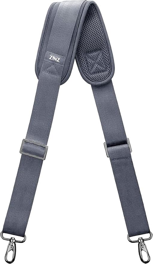 ZINZ Bag Shoulder Strap, Padded Adjustable Shoulder Strap Replacement