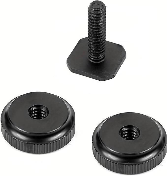 Camera Hot Shoe Mount(2 Pack) to 1/4"-20 Tripod Screw Adapter Flash Shoe Mount for DSLR Camera Rig