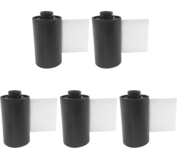 Portable Reloadable Film Canister, 5-Pack 35/135mm Lightproof Cassettes for Outdoor Photography,Lightweight,Travel, Hiking and Bulk Film Loading