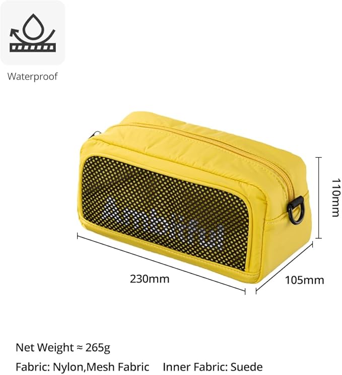 AMBITFUL Neo One N1 Action Camera Bag, Waterproof Crossbody Shoulder Pouch Compatible with DJI Osmo Pocket 3, Xtra Muse, Insta360 Ace Pro 2, GoPro 13, DIY Strap Design,Yellow