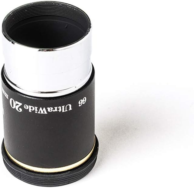 MEOPTEX 1.25" 6mm 9mm 15mm 20mm 66-Degree Ultra Wide Angle Eyepiece for Telescope (20mm)