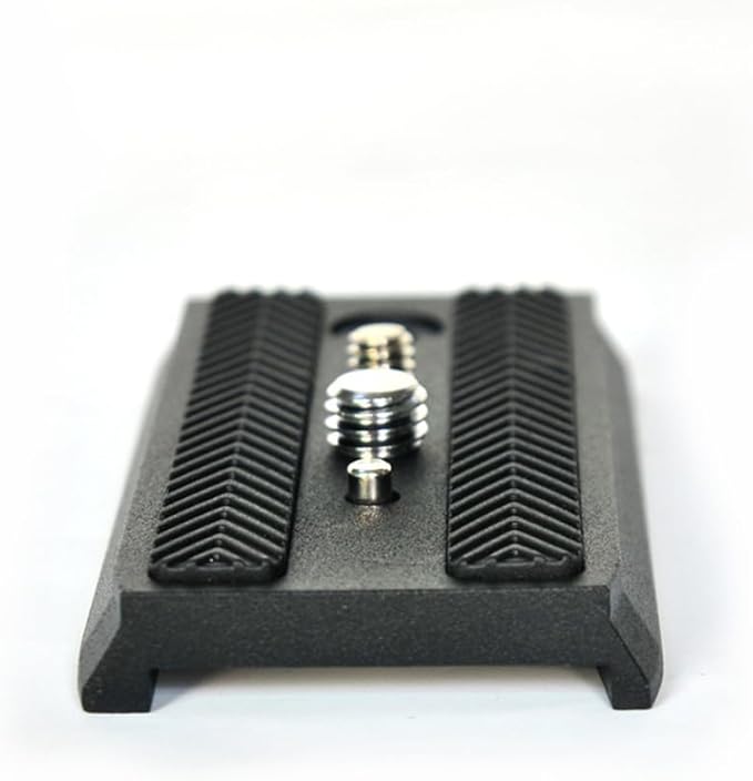 501PL Sliding Dovetail Quick Release Plate - Compatible with Manfrotto 501HDV, 503HDV, 701HDV, MVH400AH, 577/501/503/701 NG Camera Tripod Heads - Includes 1/4"-20 & 3/8"-16 D-Ring Screw