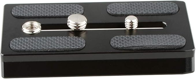 CAMVATE Camera Quick Release Base Plate with 1/4" & 3/8" Threads Compatible with Manfrotto577/ 501/504 Tripod - 2149