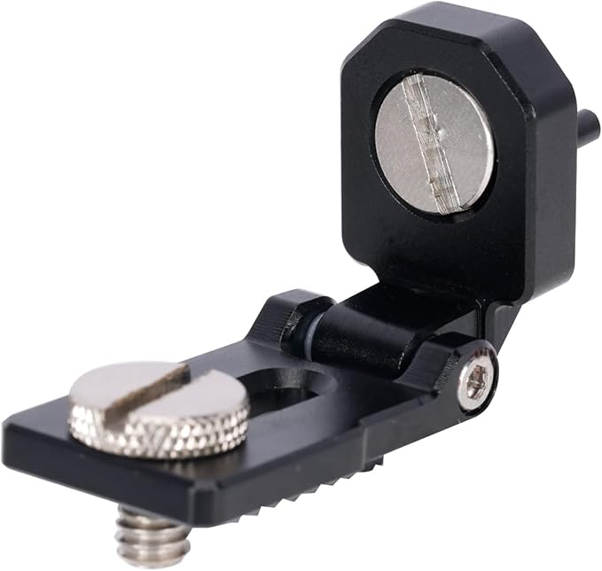 NICEYRIG Right-Angle Bracket Mini L-Shape Mounting Plate for ARRI Thread, 180 Degree Adjustment Video Accessory Expansion Mount for Camera Cheese Plate, T5 T7 SSD Holder, Field Monitor - 603