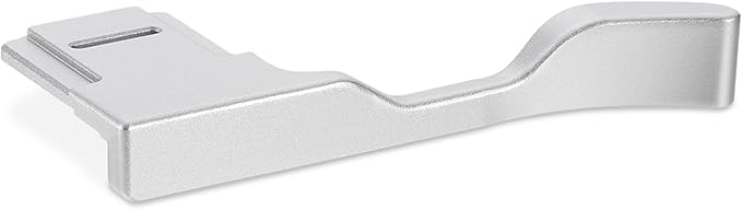 Haoge Metal Thumb Up Grip for Fujifilm X-E5 Camera Digital Accessories xe5 Hot Shoe Thumb Up Rest Support Handgrip Silver THB-XE5-S