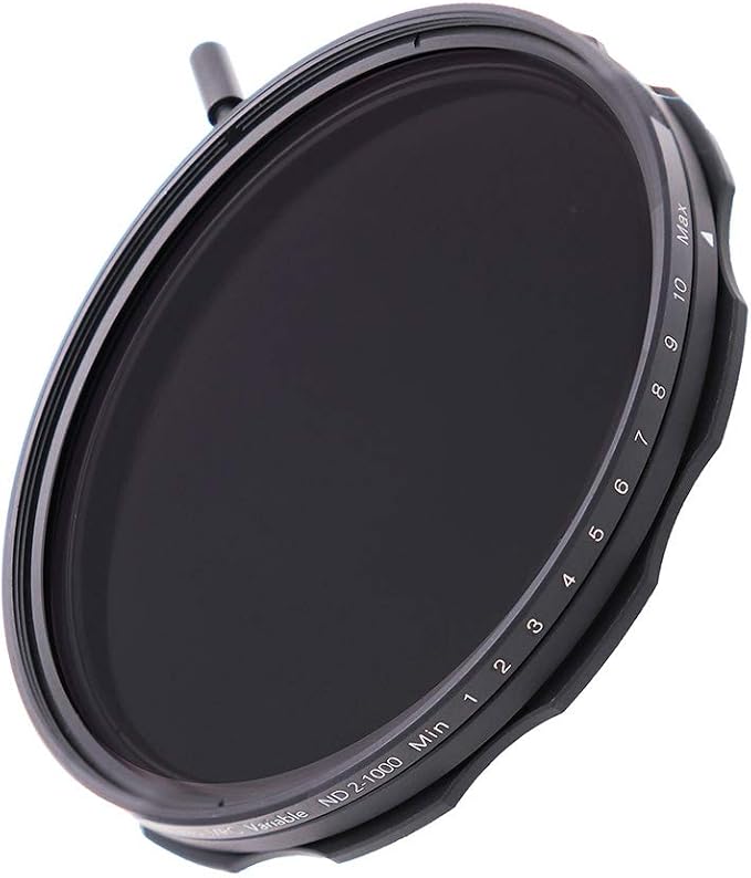 JONGSUN 82mm Variable ND Filter, S-Pro MRC 16 Layers Nano Coatings, More Than 10 Stop ND2-ND1000 Stepless Adjustment Graduated, Lens Cloth Kit, Camera Neutral Density Filter