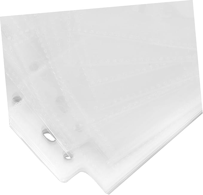 VILLCASE 30pcs Film Negative Holders Binder Pages Acid Film Negative Storage Bags for Organizing and Protecting for Photographers and Collectors