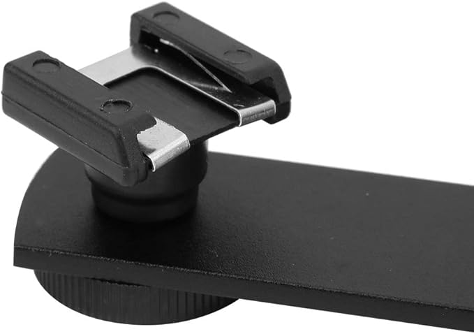 GLOGLOW Mount Bracket Aluminum Alloy Flash Bracket, Dual Head for Photographers Other Equipment Accessories