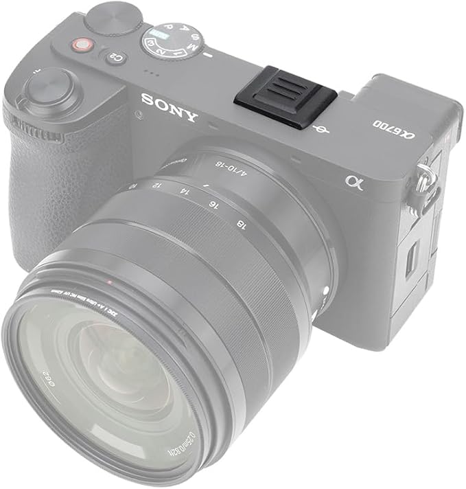 JJC Camera Hot Shoe Cover Cap Protector Compatible with Sony A6700 A6600 A6100 A6000 A6300 A6400 A6500 A99II A7 V IV ZV-E10 A7RV,Full-Coverage Design Dustproof & Scratch-Resistant,for SONY MI MIS Shoe