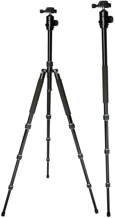 VidPro AT-72 VentureMaxx 72" Professional 4-Section Twist-Lock Aluminum Travel Tripod with Quick Release Ball Head, 20 lbs Capacity