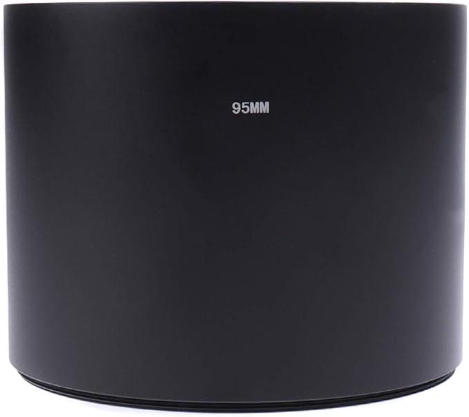 FocusFoto 95mm Metal Telephoto Tele Long Lens Hood Shade for Sigma Contemporary 150-600mm F5-6.3 DG OS HSM Lens, for Sony FE 200-600mm F5.6-6.3 G OSS; for Tamron SP 150-600mm f/5-6.3 Di VC USD G2