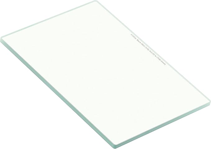 Foto4easy Black Diffusion Filter 1/8 Mist Cinematic Effect Lens Filter 4"x5.65"