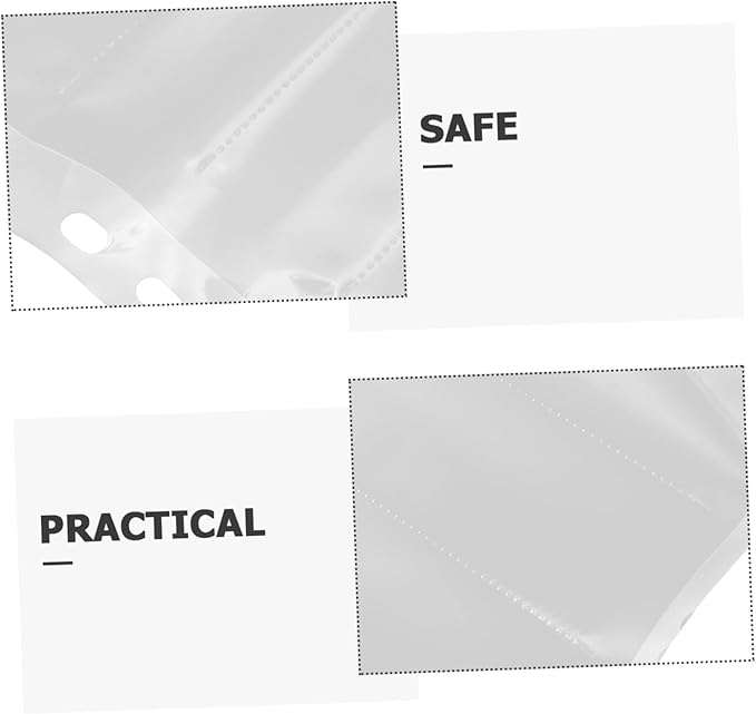 10pcs Negative Sleeves for Film Storage Heavy Duty Document Pouches Photo Protectors for Organizing Negatives and Preserving Memories