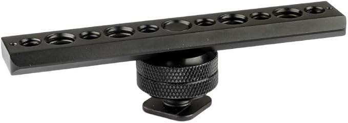 CAMVATE Standard NATO Safety Rail 105mm & Shoe Mount & 3/8"-16 Female Thumbscrew - 2055