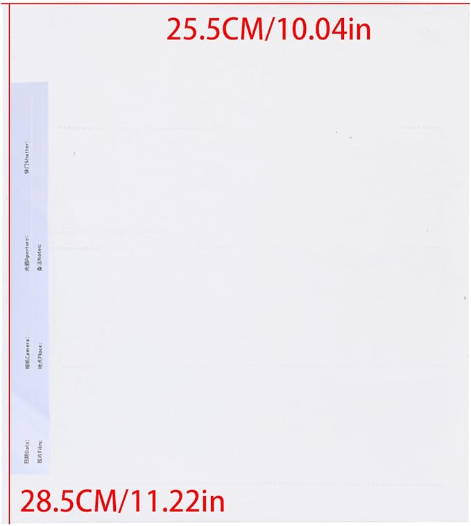 45 120 Negativess Film Storage Pages 135 Negatives Archiving Covers Archival Sheet Archival Sheets