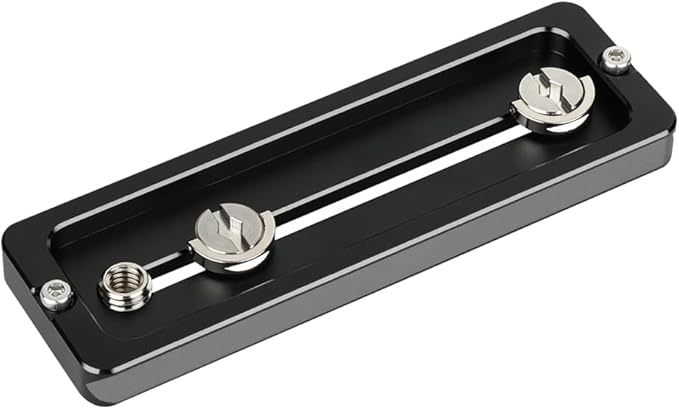 CAMVATE 120mm Universal Quick Release Plate with 1/4"-20 and 3/8"-16 Mounting Screw Compatible for Arca Swiss-25020