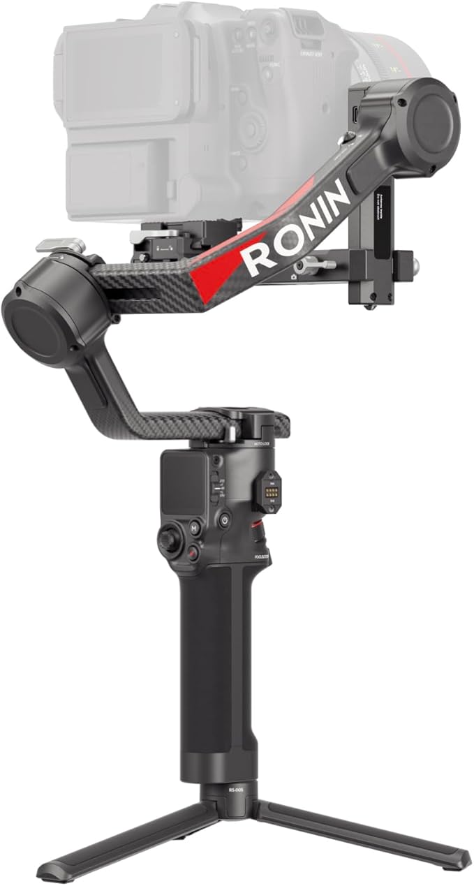 DJI RS 4 Pro, 3-Axis Gimbal stabilizer for Camera for DSLR & Cinema Camera Stabilizer Canon/Sony/Panasonic/Nikon/Fujifilm, 2nd-Gen Native Vertical Shooting, 4.5kg (10lbs) Payload, Camera Gimbal