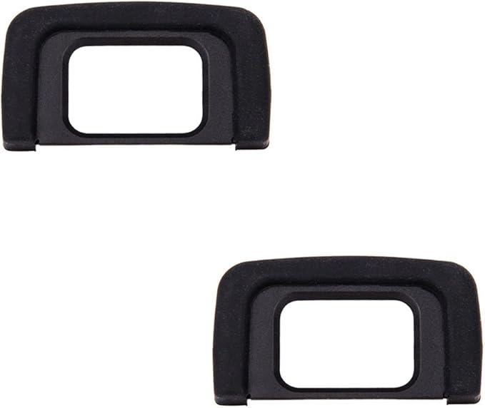 JJC 2-Pack Eyecup Eyepiece Eye Cup Viewfinder for Nikon D3400 D3500 D3200 D5100 D5200 D5300 D5500 D5600 D5000 D3300 D3100 D3000,Replaces Nikon DK-25 Eyecup Eyepiece