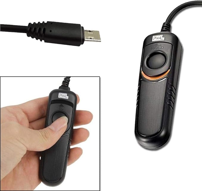 Pixel Remote Commander Shutter Release Cable S2 Shutter Remote Control Cord for Sony Cameras Replaces Sony RM-SPR1 Remote Controls