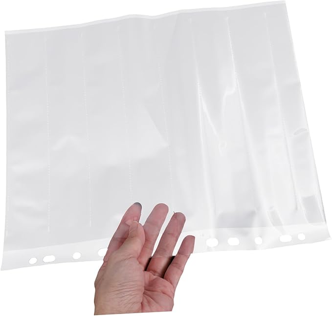 10pcs Negative Sleeves for Film Storage Heavy Duty Document Pouches Photo Protectors for Organizing Negatives and Preserving Memories