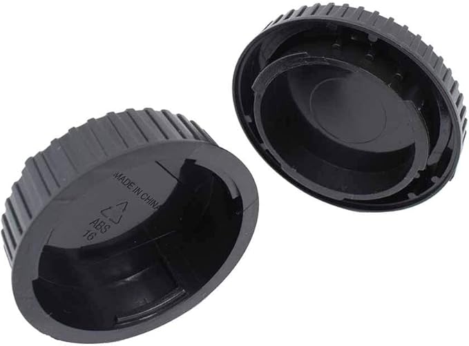 Front Body Cap and Rear Lens Cap Cover for Nikon D7500 D7200 D7100 D7000 D5600 D5300 D5200 D5100 D3500 D3400 D3300 D3200 D3100 D850 D810 D800 D750 D600 D90 D80 More Nikon F Mount DSLR and Lens
