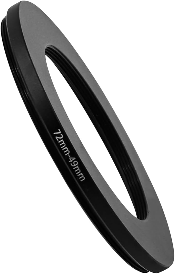 72-49/52/55/57/58/62/67/72/74/77/82/86/95/105mm Step Up & Step Down Rings Adapter for Camera Lens and Filters 72-49 Filter Adapter Ring 72mm Lens to 49mm Filters