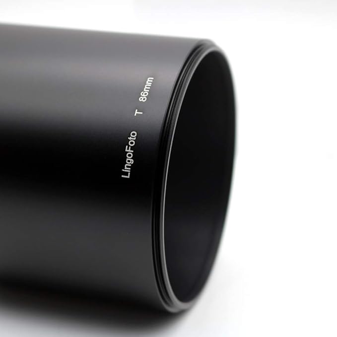 86mmx78mmm Screw in Metal Lens Hood for Mirror Tele Reflex Camera Lens with 86mm Filter Thread Absorb Unnecessary Ambient Light
